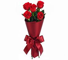 Букет 5 Красных роз Эдлесс Лав в Малые Вязёмы