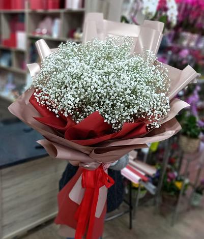 Букет цветов из: Гипсофила в Малые Вязёмы
