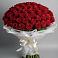 Букет 101 Красная роза Блэк Мэджик в Малые Вязёмы
