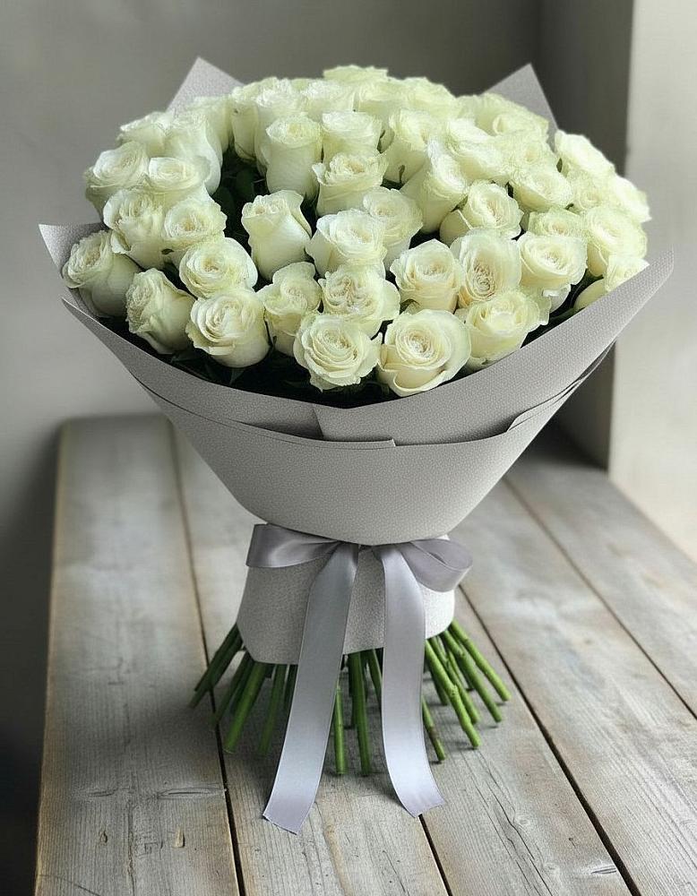 Букет 35 Белых роз в Малые Вязёмы