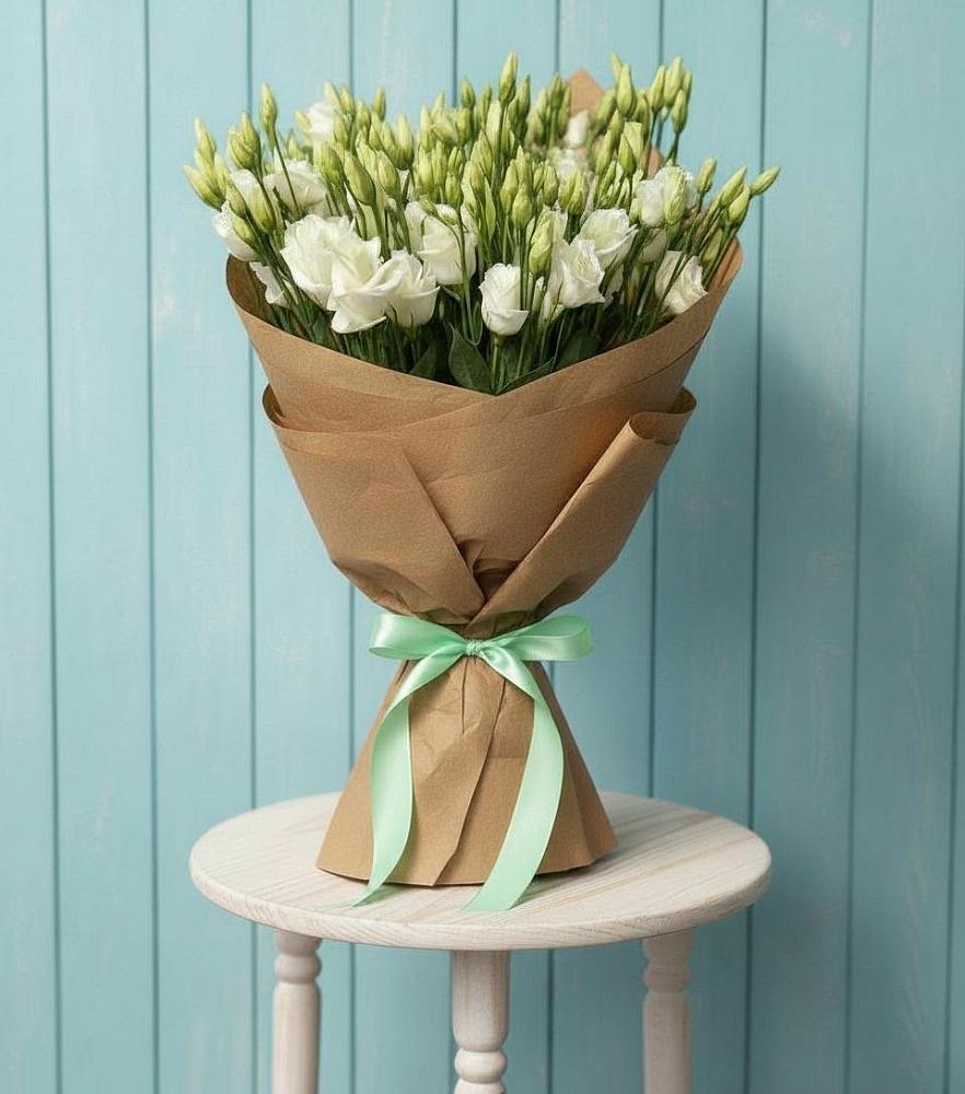 Букет цветов из: Лизиантусы в Малые Вязёмы