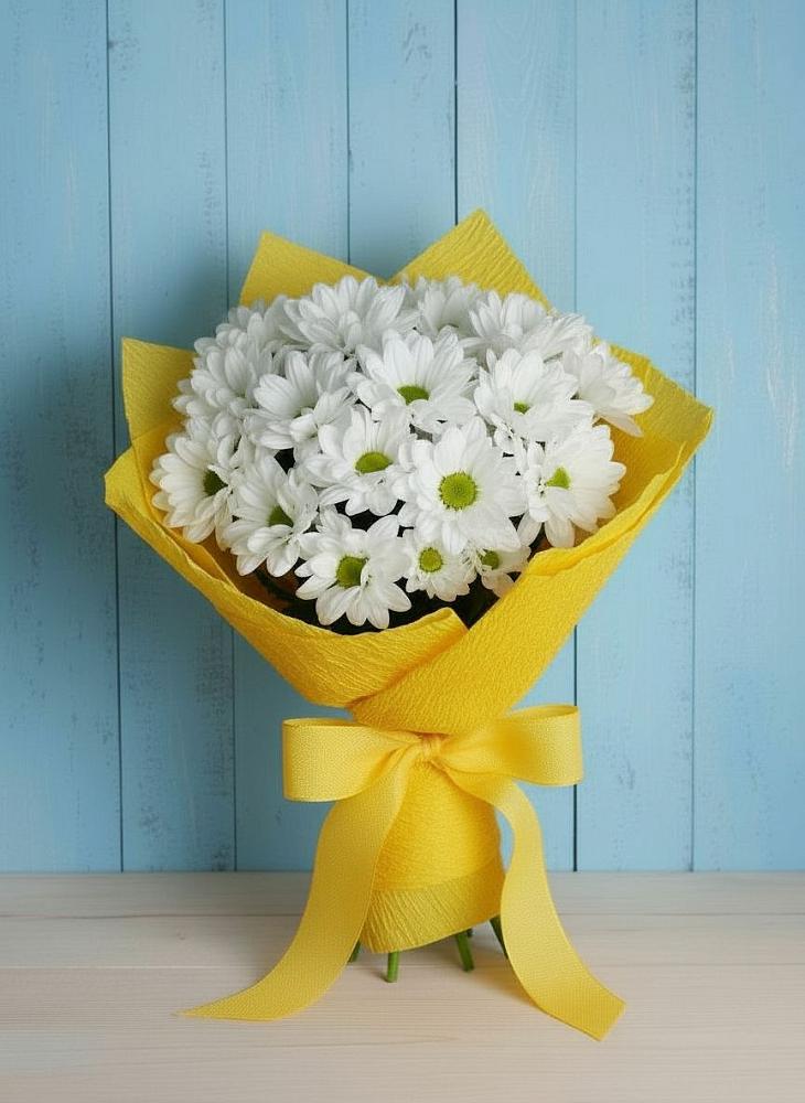 Букет цветов из: Хризантемы в Малые Вязёмы