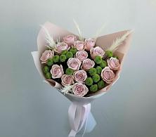 Букет цветов из:  Розы и Хризантемы в Малые Вязёмы